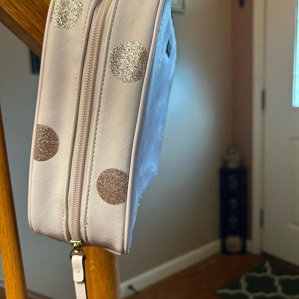 Kate Spade Haven Lane Polka Dot Giana Travel Cosmetic Case